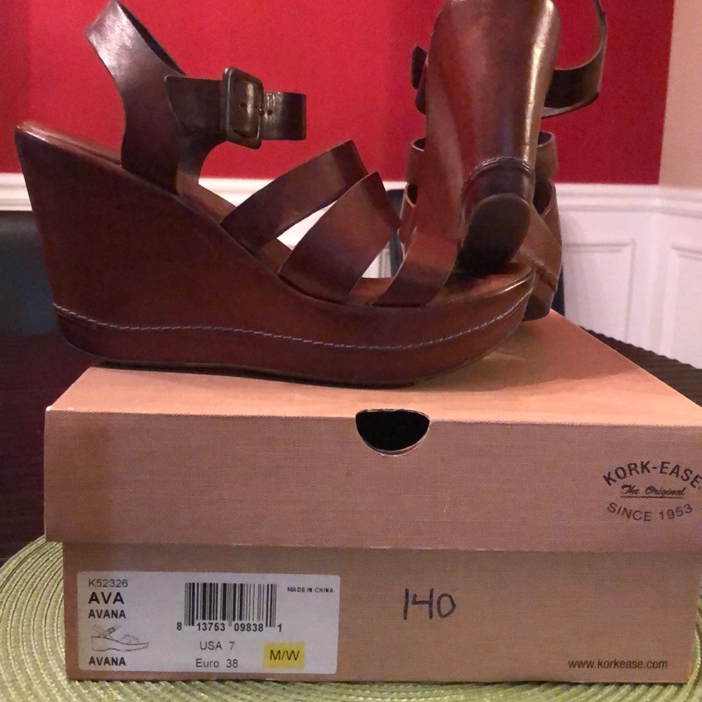 Strapped platform sandals